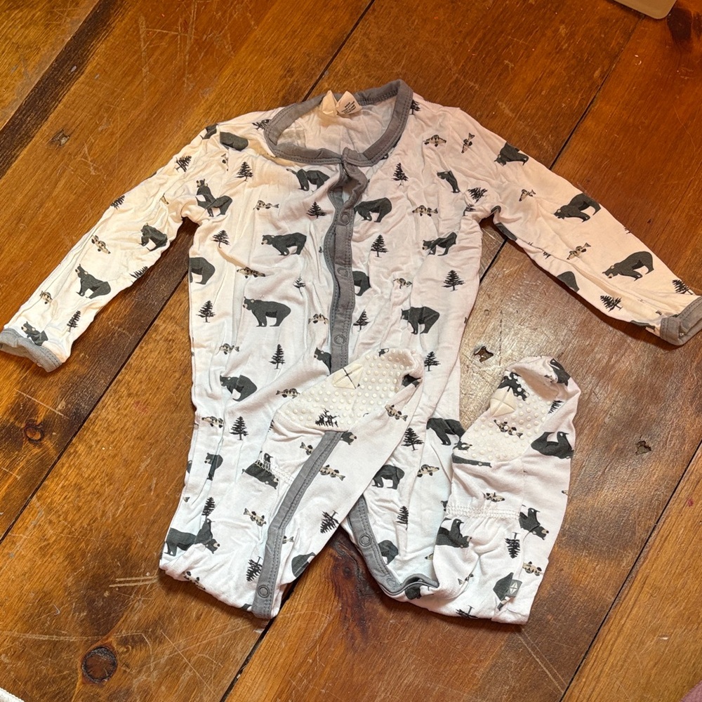 Kyte Baby Creek Snap Footie 3-6m